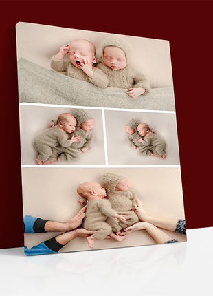 x4 Collage Portrait Canvas Print (AOA0076)