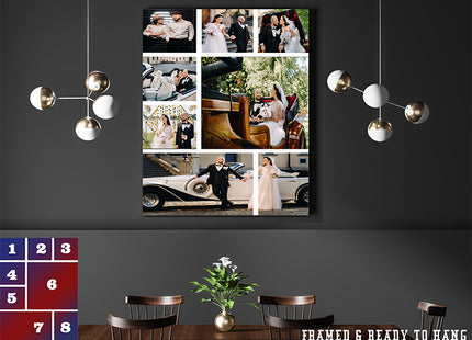 x8 Collage Portrait Canvas Print {R} (AOA0082)