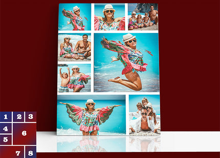 x8 Collage Portrait Canvas Print (AOA0082)