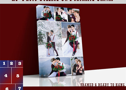 x7 Collage Portrait Canvas Print {M} (AOA0084)