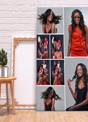 x8 Collage Portrait Canvas Print {M} (AOA0093)