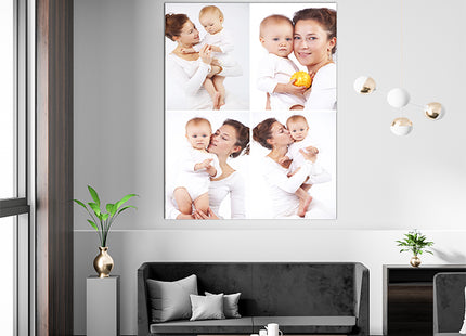 x4 Collage Portrait Canvas Print {R} (AOA0078)