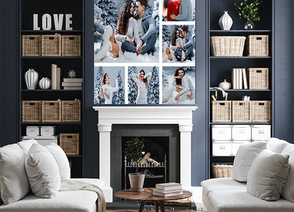 x6 Collage Portrait Canvas Print {R} (AOA0090)