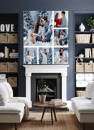 x6 Collage Portrait Canvas Print {R} (AOA0090)