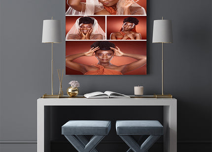 x4 Collage Portrait Canvas Print {M} (AOA0076)
