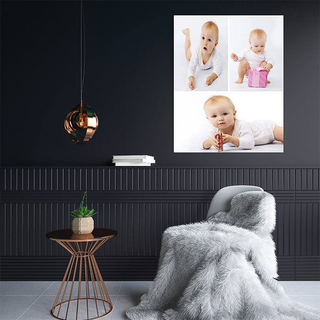 x3 Collage Portrait Canvas Print {N} (AOA0074)