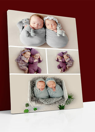 x4 Collage Portrait Canvas Print (AOA0076)