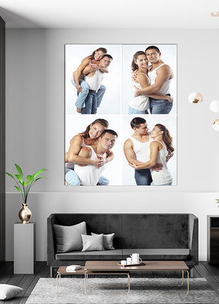 x4 Collage Portrait Canvas Print {R} (AOA0078)