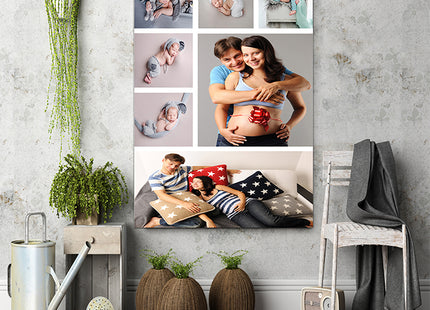 x7 Collage Portrait Canvas Print {R} (AOA0081)