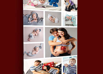 x10 Collage Portrait Canvas Print {R} (AOA0083)
