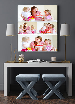 x4 Collage Portrait Canvas Print {M} (AOA0076)