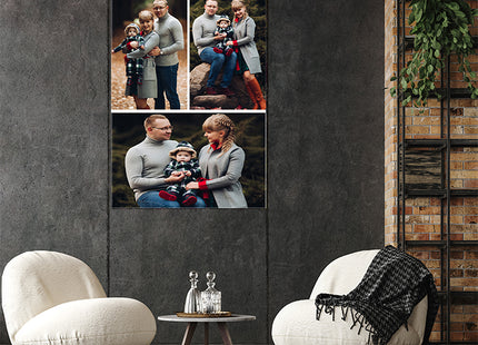 x3 Collage Portrait Canvas Print {R} (AOA0074)
