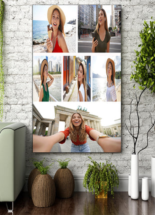 x6 Collage Portrait Canvas Print {M} (AOA0087)
