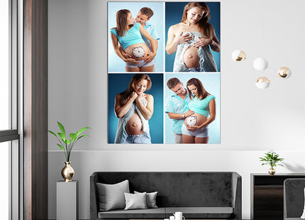 x4 Collage Portrait Canvas Print {M} (AOA0078)