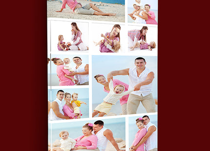 x10 Collage Portrait Canvas Print {R} (AOA0083)