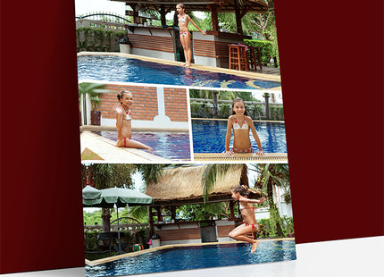 x4 Collage Portrait Canvas Print {R} (AOA0076)