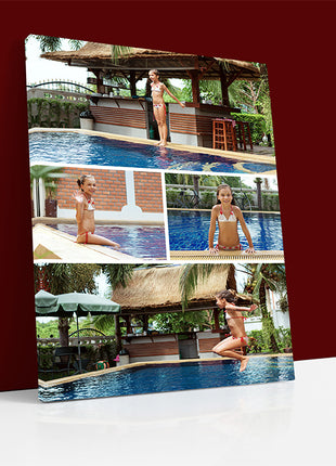 x4 Collage Portrait Canvas Print {R} (AOA0076)