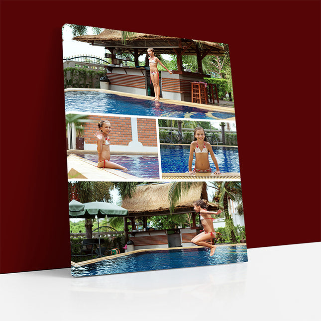 x4 Collage Portrait Canvas Print {R} (AOA0076)