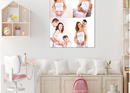 x4 Collage Portrait Canvas Print {N} (AOA0078)