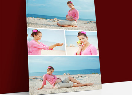 x4 Collage Portrait Canvas Print {N} (AOA0076)