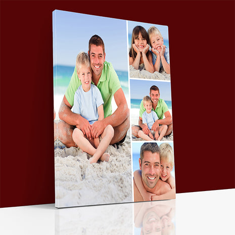 x4 Collage Portrait Canvas Print {R} (AOA0080)