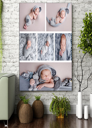 x6 Collage Portrait Canvas Print {M} (AOA0087)