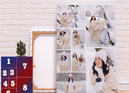 x8 Collage Portrait Canvas Print {M} (AOA0093)