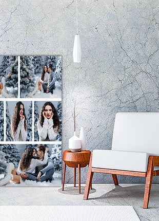 x6 Collage Portrait Canvas Print {R} (AOA0087)