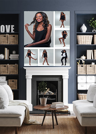 x6 Collage Portrait Canvas Print {M} (AOA0090)