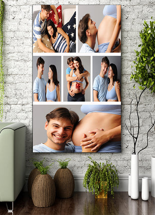 x6 Collage Portrait Canvas Print {R} (AOA0087)