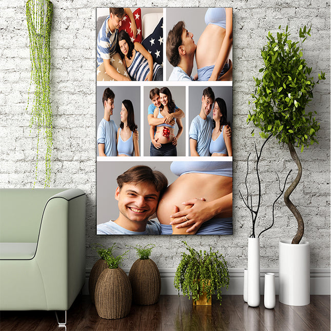x6 Collage Portrait Canvas Print {R} (AOA0087)
