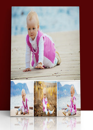 x4 Collage Portrait Canvas Print {N} (AOA0094)