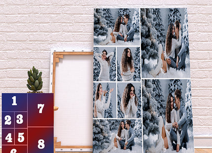 x8 Collage Portrait Canvas Print {M} (AOA0093)