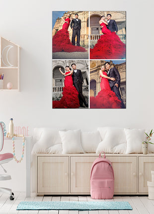 x4 Collage Portrait Canvas Print {R} (AOA0078)