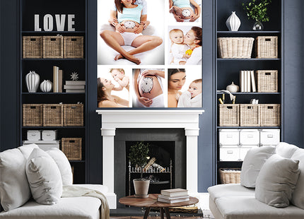 x6 Collage Portrait Canvas Print {R} (AOA0090)