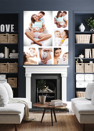 x6 Collage Portrait Canvas Print {R} (AOA0090)