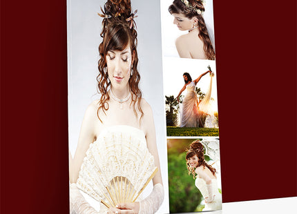 x4 Collage Portrait Canvas Print {R} (AOA0080)