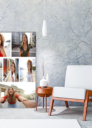 x6 Collage Portrait Canvas Print {N} (AOA0087)