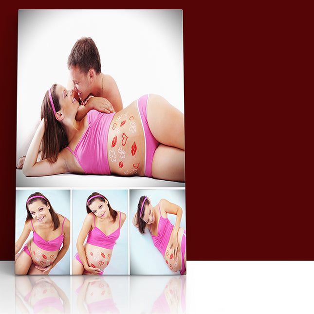 x4 Collage Portrait Canvas Print {R} (AOA0094)