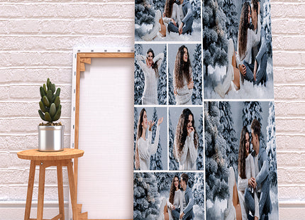 x8 Collage Portrait Canvas Print {R} (AOA0093)
