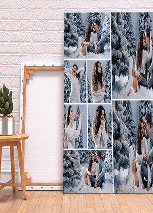 x8 Collage Portrait Canvas Print {R} (AOA0093)