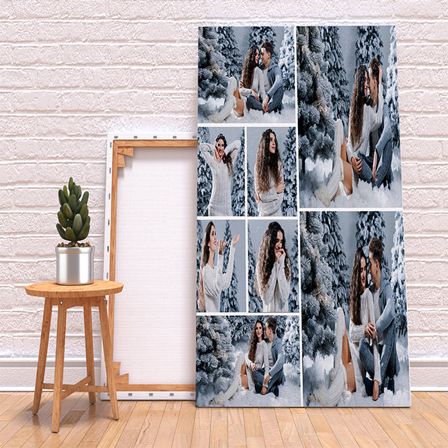 x8 Collage Portrait Canvas Print {R} (AOA0093)