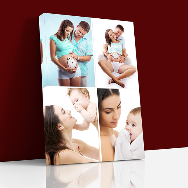 x4 Collage Portrait Canvas Print {M} (AOA0078)