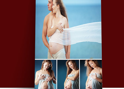 x4 Collage Portrait Canvas Print {N} (AOA0094)