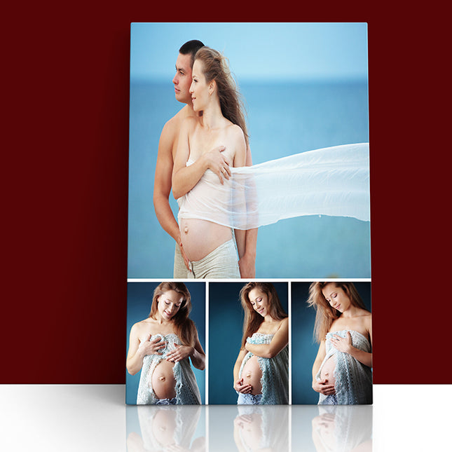x4 Collage Portrait Canvas Print {N} (AOA0094)