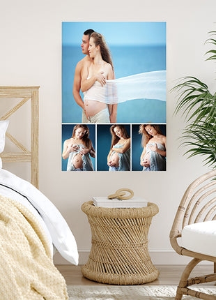 x4 Collage Portrait Canvas Print {M} (AOA0094)