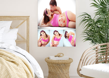 x4 Collage Portrait Canvas Print {N} (AOA0094)