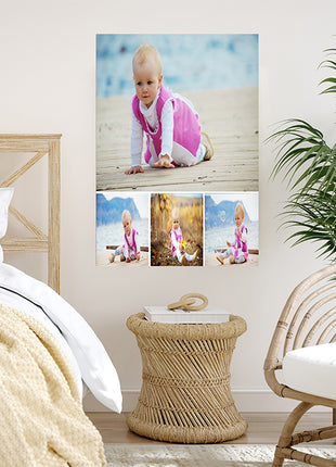 x4 Collage Portrait Canvas Print {R} (AOA0094)