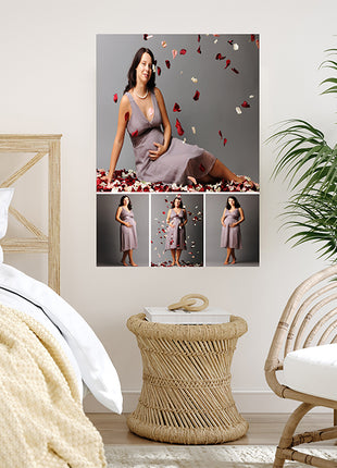 x4 Collage Portrait Canvas Print {M} (AOA0094)