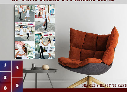x5 Collage Portrait Canvas Print (AOA0077)